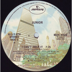 Junior (2) I Can't Help It Vinyl 12" USED