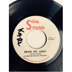 U-Roy / Delroy Wilson Never Get Away Vinyl 7" USED