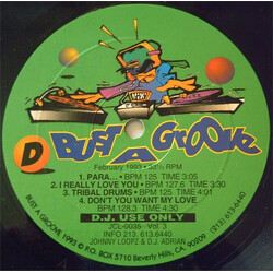Johnny Loopz & DJ Adrian Bust A Groove Vol. 3 Vinyl 12" USED
