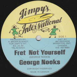 George Nooks / Dicky Ranking Fret Not Yourself / Rapping "inna" Reggae Vinyl 12" USED