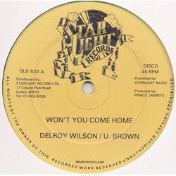 Delroy Wilson / U Brown Won't You Come Home Vinyl 12" USED