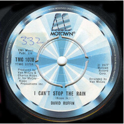David Ruffin I Can't Stop The Rain Vinyl 7" USED