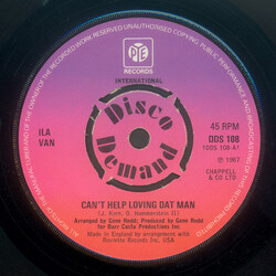 Ila Vann Can't Help Loving Dat Man Vinyl 7" USED