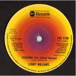 Lenny Williams Choosing You Vinyl 7" USED