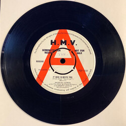 Shirley Sands It Was Always You Vinyl 7" USED