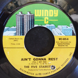 Five Stairsteps Ain't Gonna Rest (Till I Get You) / You Can't See Vinyl 7" USED