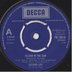 Second Life (3) Island In The Sun Vinyl 7" USED