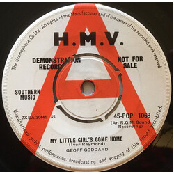 Geoffrey Goddard My Little Girl's Come Home Vinyl 7" USED