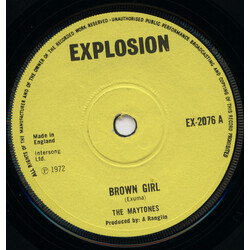 The Maytones / Shorty Perry Brown Girl / Half-Way-Tree Rock Vinyl 7" USED