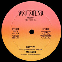 Dee-Sann Baby-Yo Vinyl 12" USED