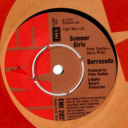 Barracuda (12) Summer Girls Vinyl 7" USED