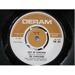 The Flirtations Keep On Searching Vinyl 7" USED