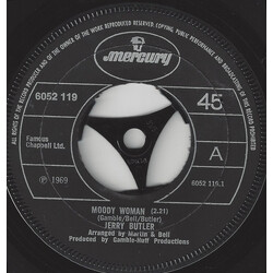 Jerry Butler Moody Woman Vinyl 7" USED