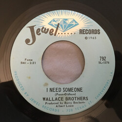 The Wallace Brothers I Need Someone / Airborne Shuffle Vinyl 7" USED
