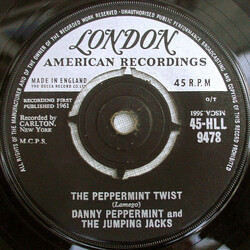 Danny Peppermint & The Jumping Jacks The Peppermint Twist / Somebody Else Is Taking My Place USED VINYL 7INCH 45 RPM