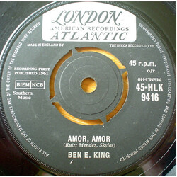 Ben E. King Amor, Amor VINYL 7" USED