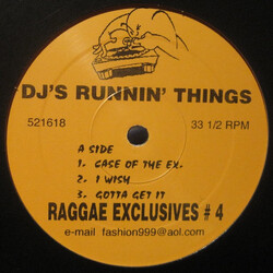 Various DJ's Runnin Things Vinyl 12" USED