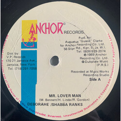 Shabba Ranks / Deborahe Glasgow Mr. Lover Man Vinyl 12" USED