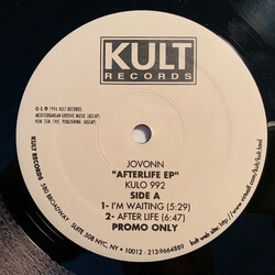 Jovonn Afterlife EP Vinyl 12" USED