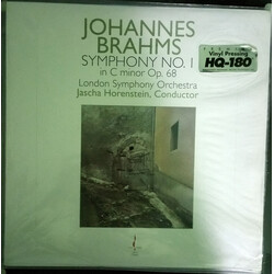 Jascha Horenstein / Johannes Brahms / London Symphony Orchestra Symphony No. 1 In C Minor Op. 68 Vinyl LP USED