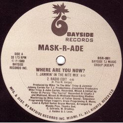 Mask-R-Ade Where Are You Now? Vinyl 12" USED