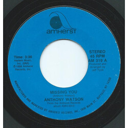 Anthony Watson (2) Missing You / Lazy Lover Vinyl 7" USED