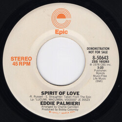 Eddie Palmieri Spirit Of Love Vinyl 7" USED