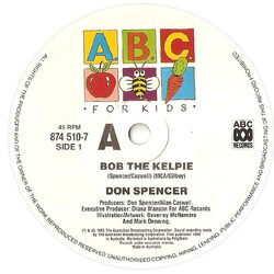 Don Spencer Bob The Kelpie/If I Could Fly Vinyl 7" USED