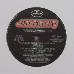 Angela Winbush Please Bring Your Love Back Vinyl 12" USED