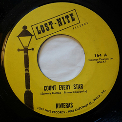 The Rivieras (2) Count Every Star / True Love Is Hard To Find Vinyl 7" USED