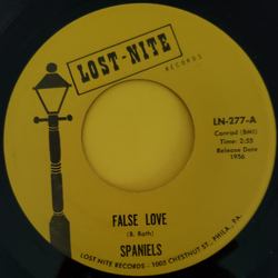 The Spaniels False Love / Do You Really Vinyl 7" USED