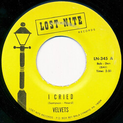 The Velvets (3) I Cried / Tell Her Vinyl 7" USED