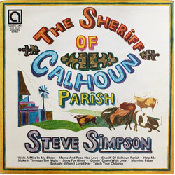 Steve Simpson The Sheriff Of Calhoun Parish Vinyl LP USED