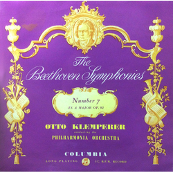 Otto Klemperer / Ludwig Van Beethoven The Beethoven Symphonies (Number 7 In A Major, Op. 92) Vinyl LP USED