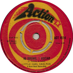Carl Carlton 46 Drums, 1 Guitar Vinyl 7" USED