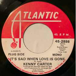 Kenny Carter It's Sad When Love Is Gone Vinyl 7" USED