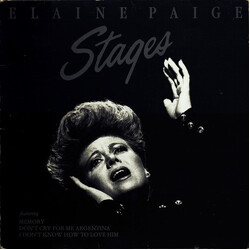 Elaine Paige Stages Vinyl LP USED