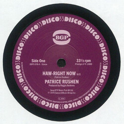 Patrice Rushen Haw-Right Now / Kickin' Back Vinyl 7" USED