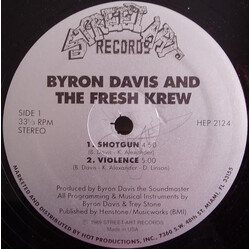 Byron Davis & The Fresh Krew Shotgun Vinyl 12" USED