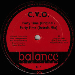 CVO Party Time Vinyl 12" USED