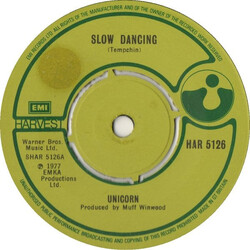 Unicorn (12) Slow Dancing Vinyl 7" USED