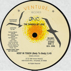 Shades Of Love Keep In Touch (Body To Body) Vinyl 12" USED