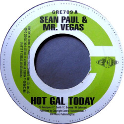 Sean Paul / Mr. Vegas / Determine Hot Gal Today / Full A Hype Vinyl 7" USED
