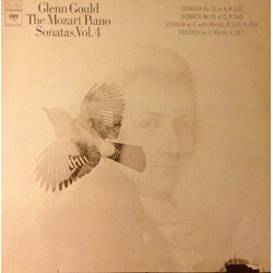 Glenn Gould / Wolfgang Amadeus Mozart The Mozart Piano Sonatas, Vol. 4 Vinyl LP USED