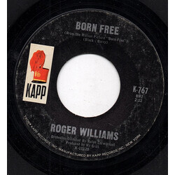 Roger Williams (2) Born Free Vinyl 7" USED