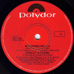 Godley & Creme Wedding Bells Vinyl 7" USED