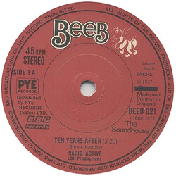 Radio Active (6) Ten Years After Vinyl 7" USED