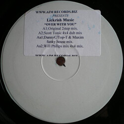 Lickrish Music Over With You Vinyl 12" USED