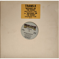 Trans-X Message On The Radio Vinyl 12" USED