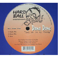 Dana Dane Let Me Do My Thing Vinyl 12" USED